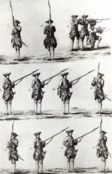 銃剣を持つ兵士